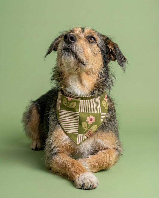 Garden Plaid Bandana